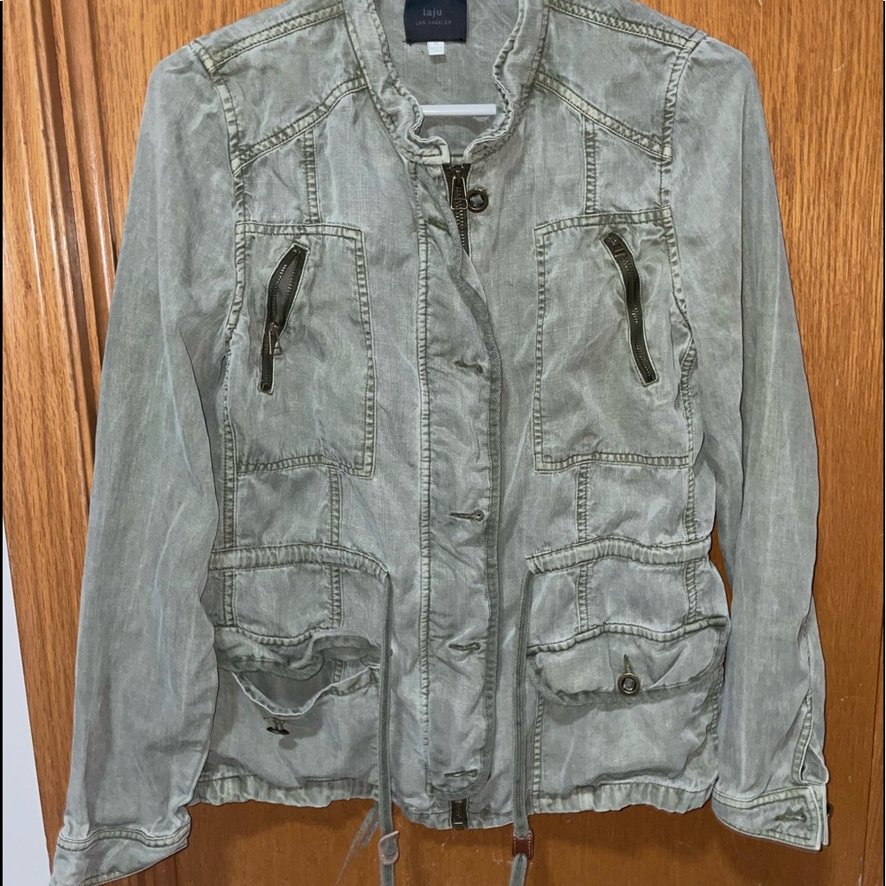 Womens medium green jacket